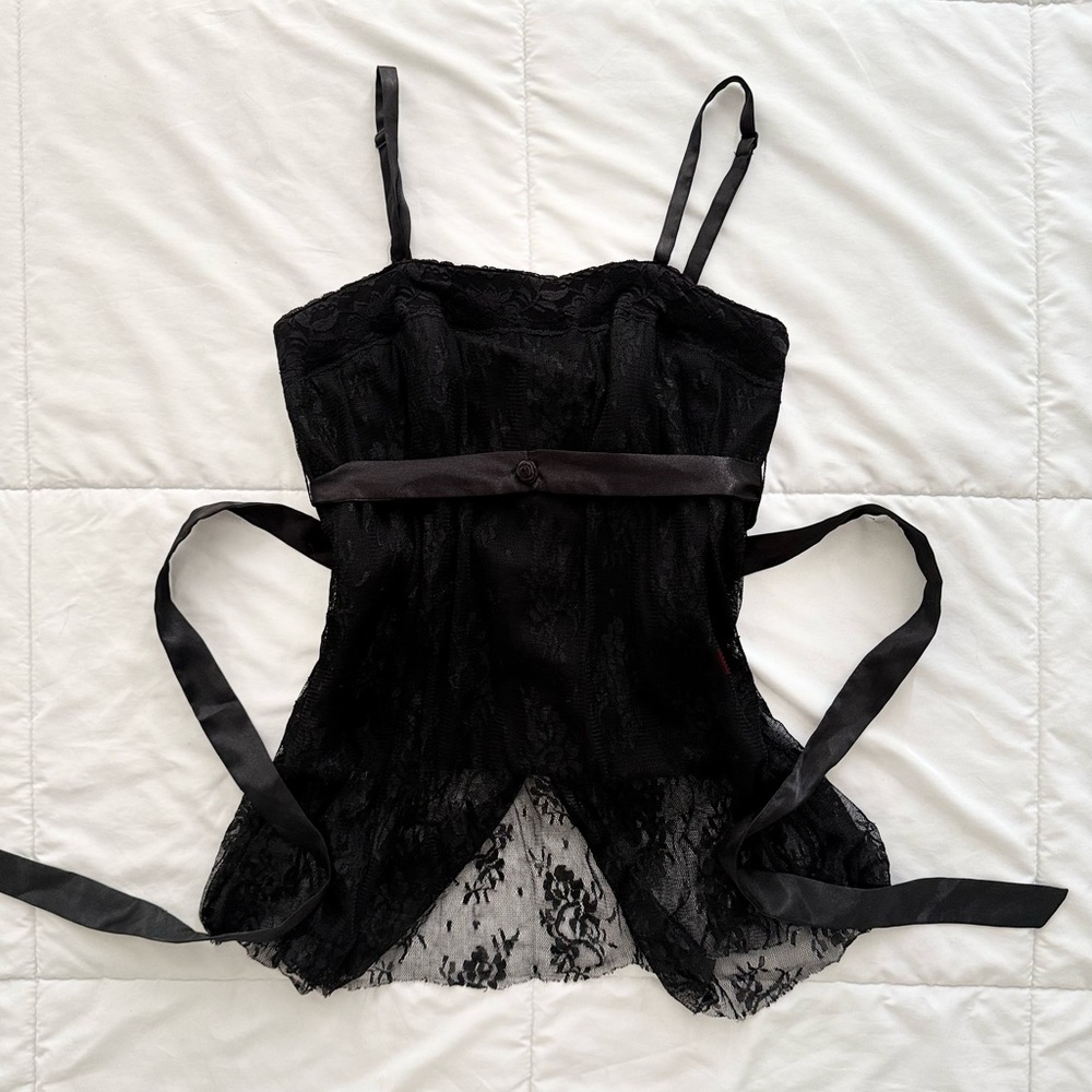 Tripp NYC lace babydoll corset